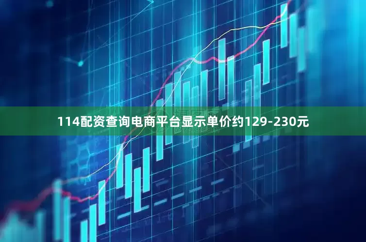 114配资查询电商平台显示单价约129-230元